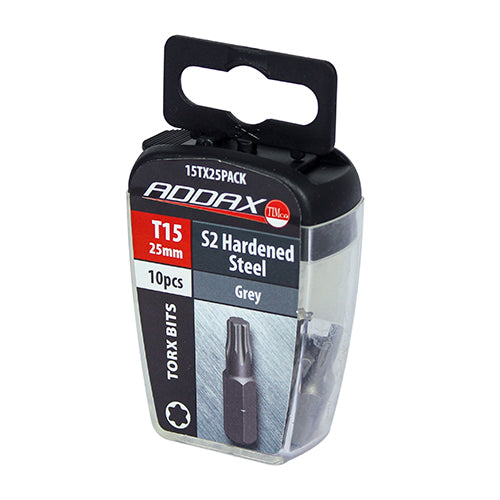 TIMCO TX Drive Driver Bit S2 Grey - TX15 x 25