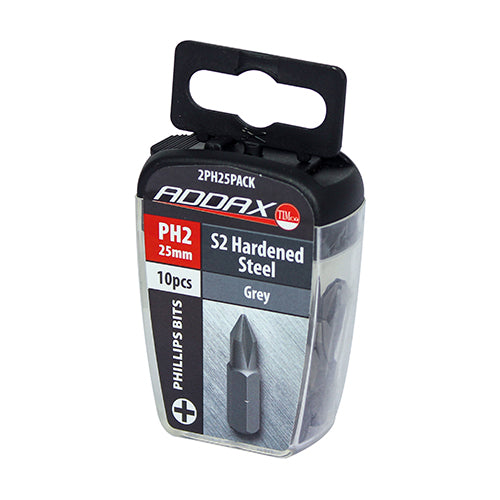 TIMCO Phillips Driver Bit S2 Grey - No.2 x 25