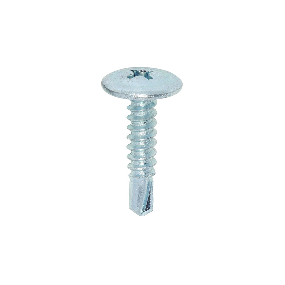 TIMCO Self-Drilling Wafer Head Silver Screws - 4.2 x 19