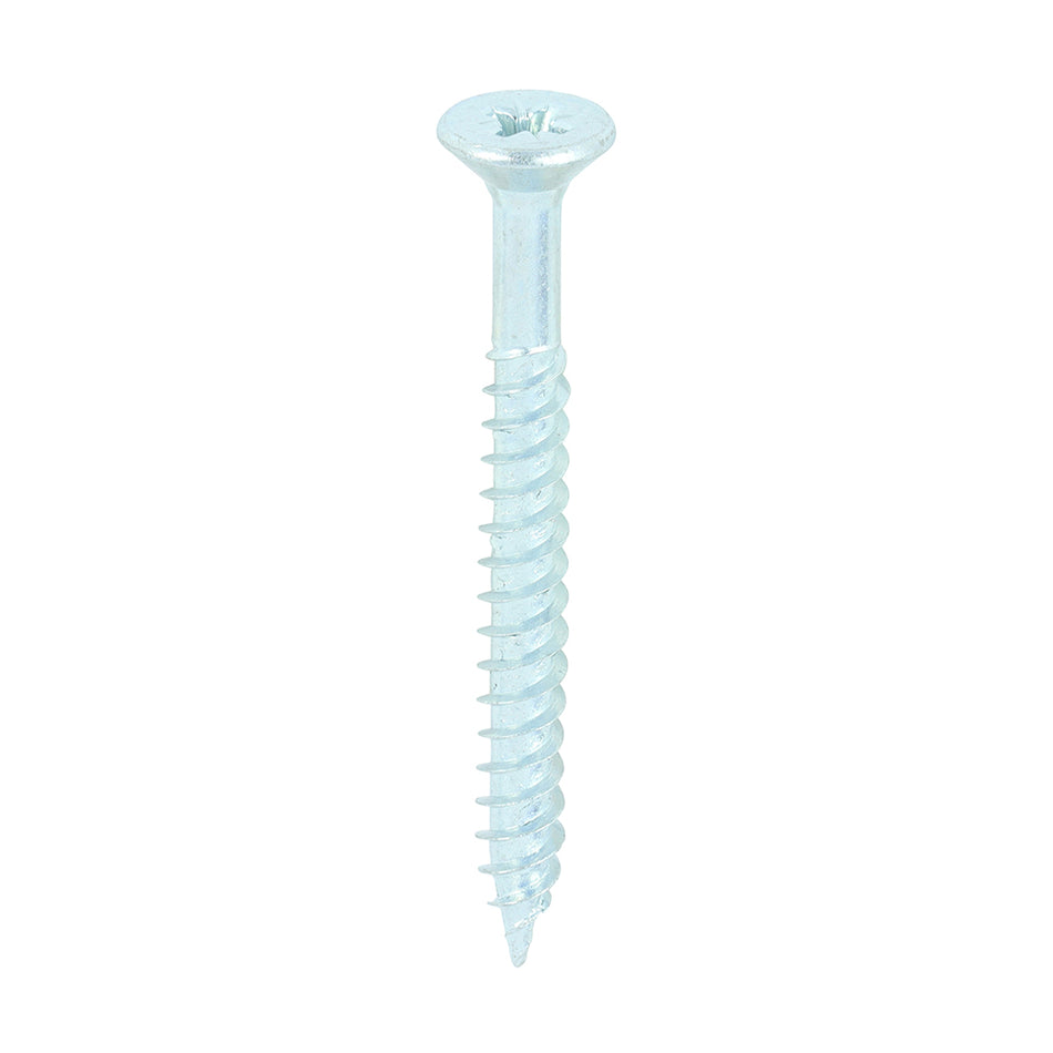 TIMCO Twin-Threaded Countersunk Silver Woodscrews - 10 x 2