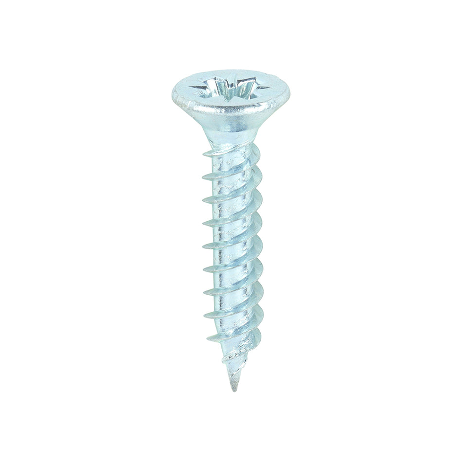 TIMCO Twin-Threaded Countersunk Silver Woodscrews - 6 x 3/4