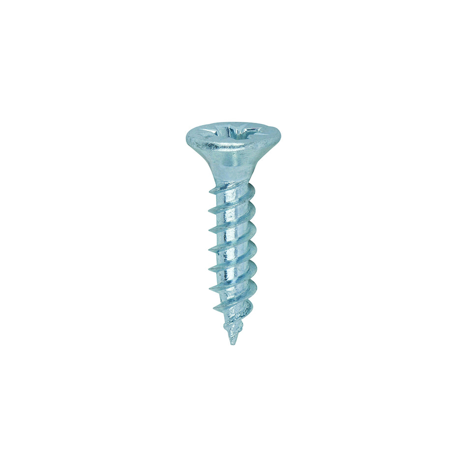 TIMCO Twin-Threaded Countersunk Silver Woodscrews - 6 x 5/8