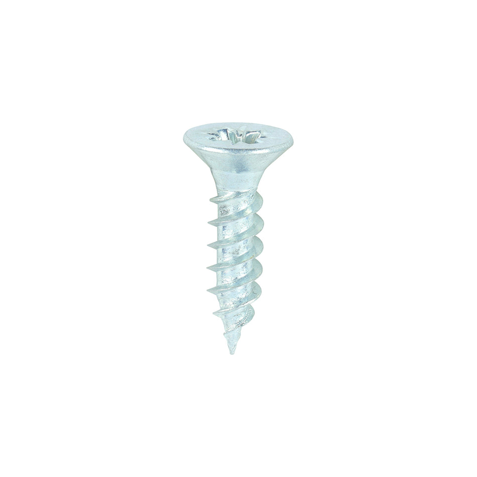 TIMCO Twin-Threaded Countersunk Silver Woodscrews - 7 x 5/8