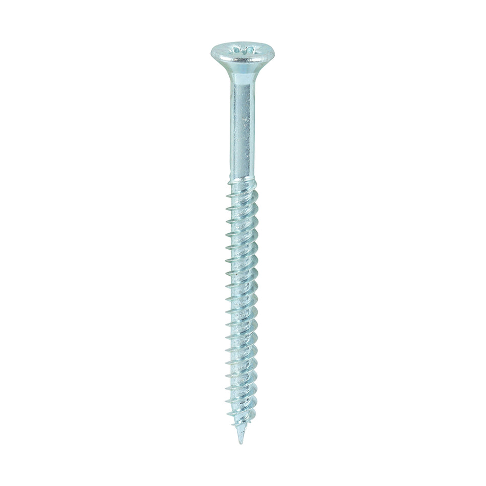 TIMCO Twin-Threaded Countersunk Silver Woodscrews - 6 x 1 3/4