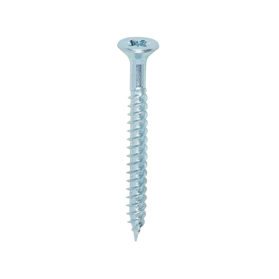 TIMCO Twin-Threaded Countersunk Silver Woodscrews - 7 x 1 1/2