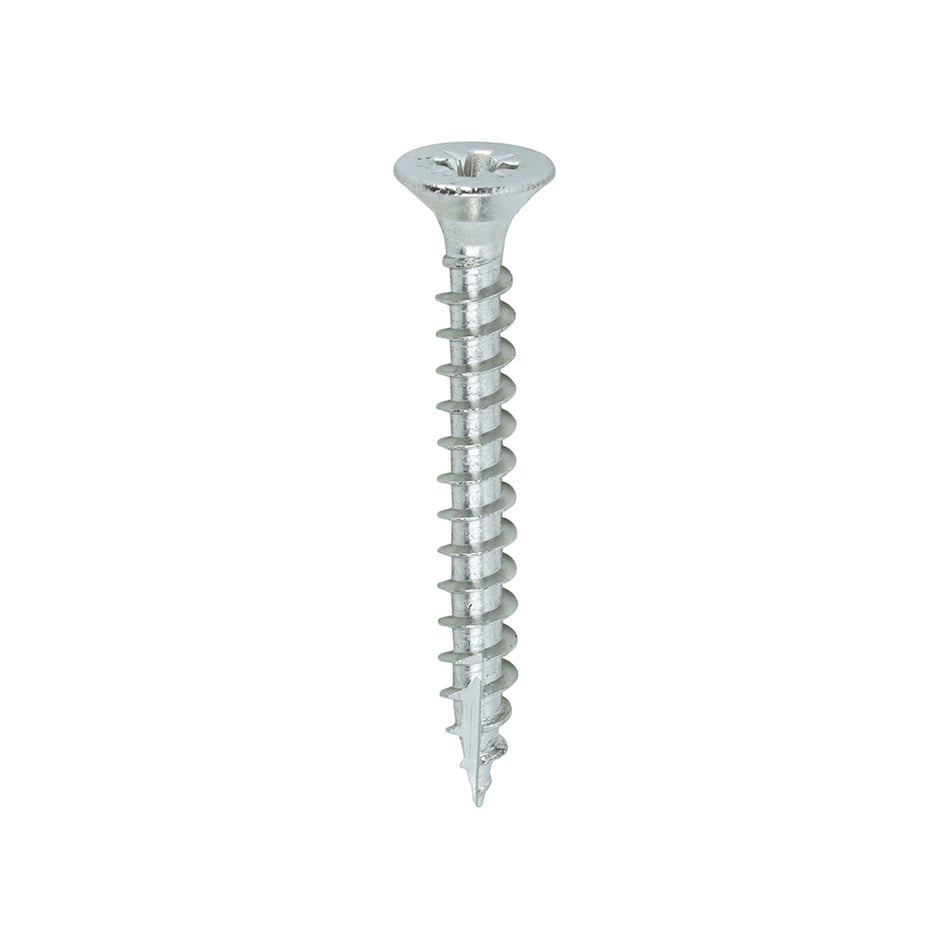 TIMCO Classic Multi-Purpose Countersunk A2 Stainless Steel Woodcrews - 3.0 x 25