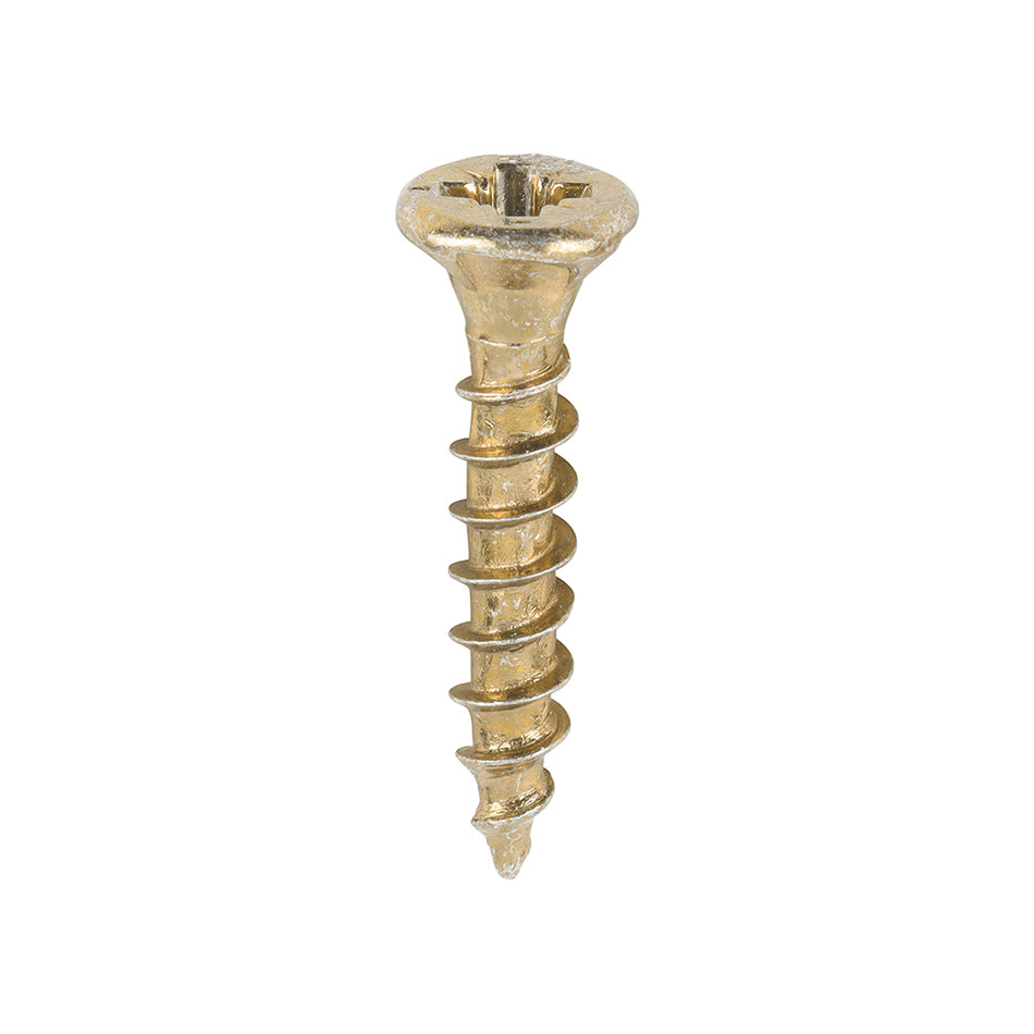 TIMCO Velocity Premium Multi-Use Countersunk Gold Woodscrews - 3.5 x 20
