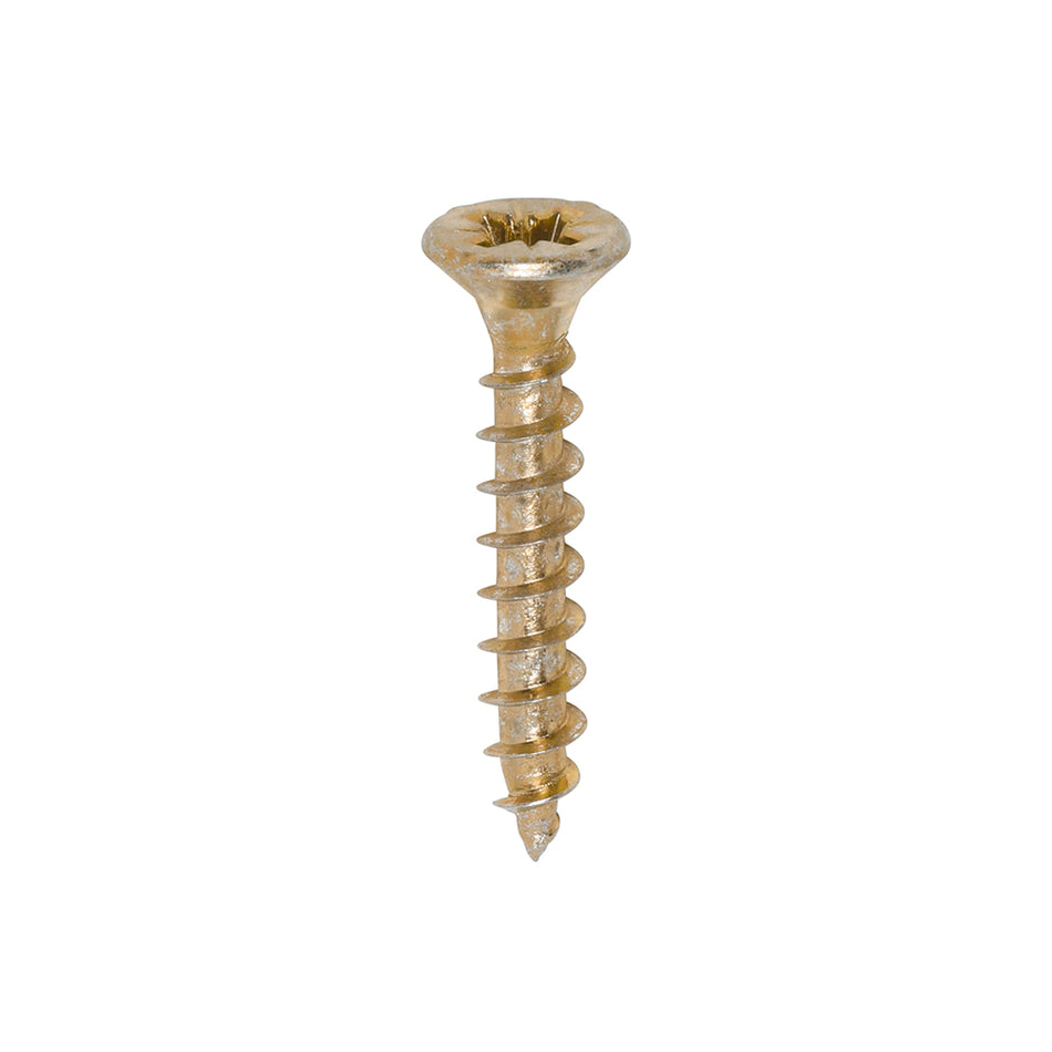 TIMCO Solo Countersunk Gold Woodscrews - 4.0 x 25