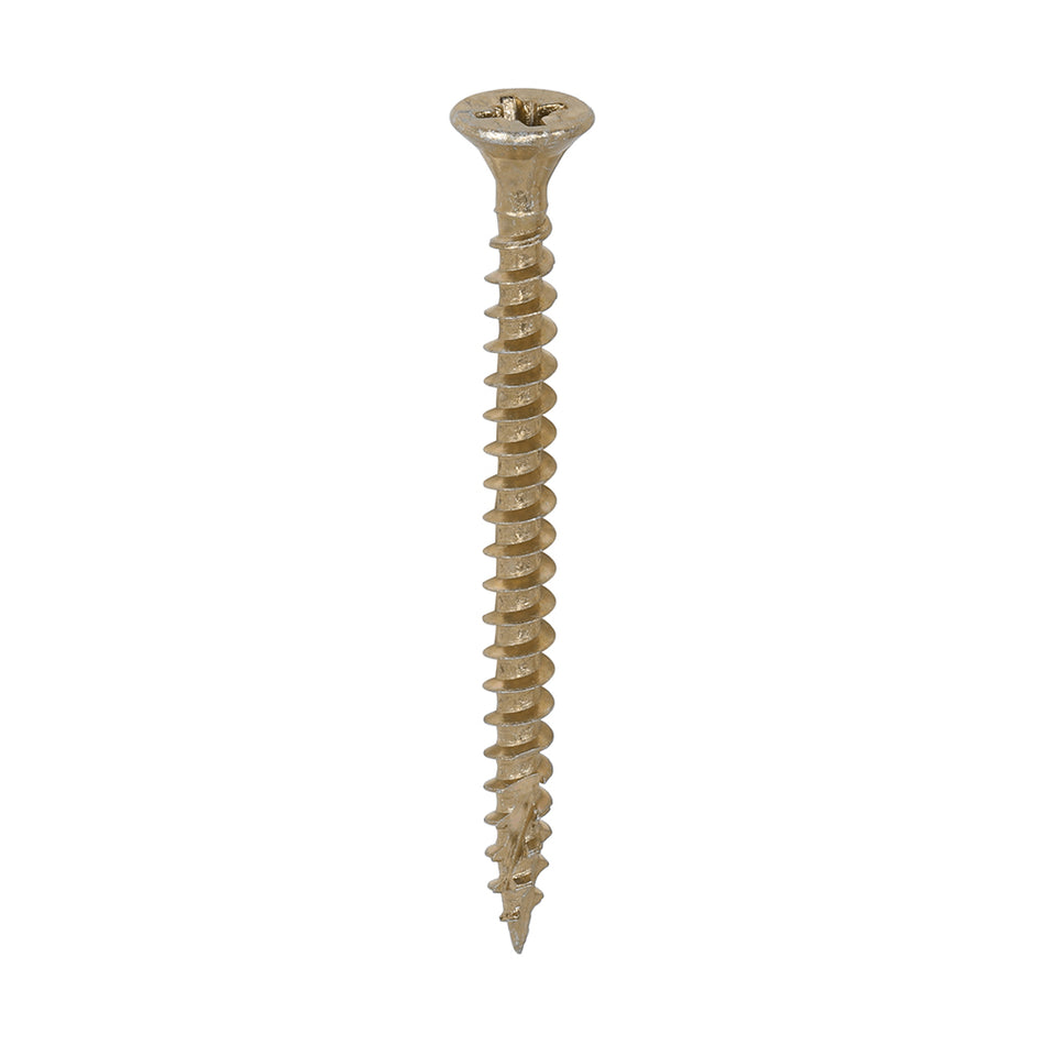 TIMCO C2 Strong-Fix Multi-Purpose Premium Countersunk Gold Woodscrews - 4.0 x 50