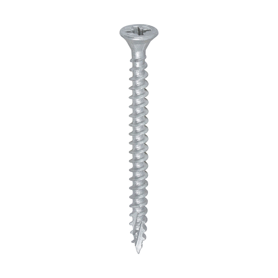 TIMCO C2 Exterior Multi-Purpose Premium Countersunk Silver Woodscrews - 4.0 x 50