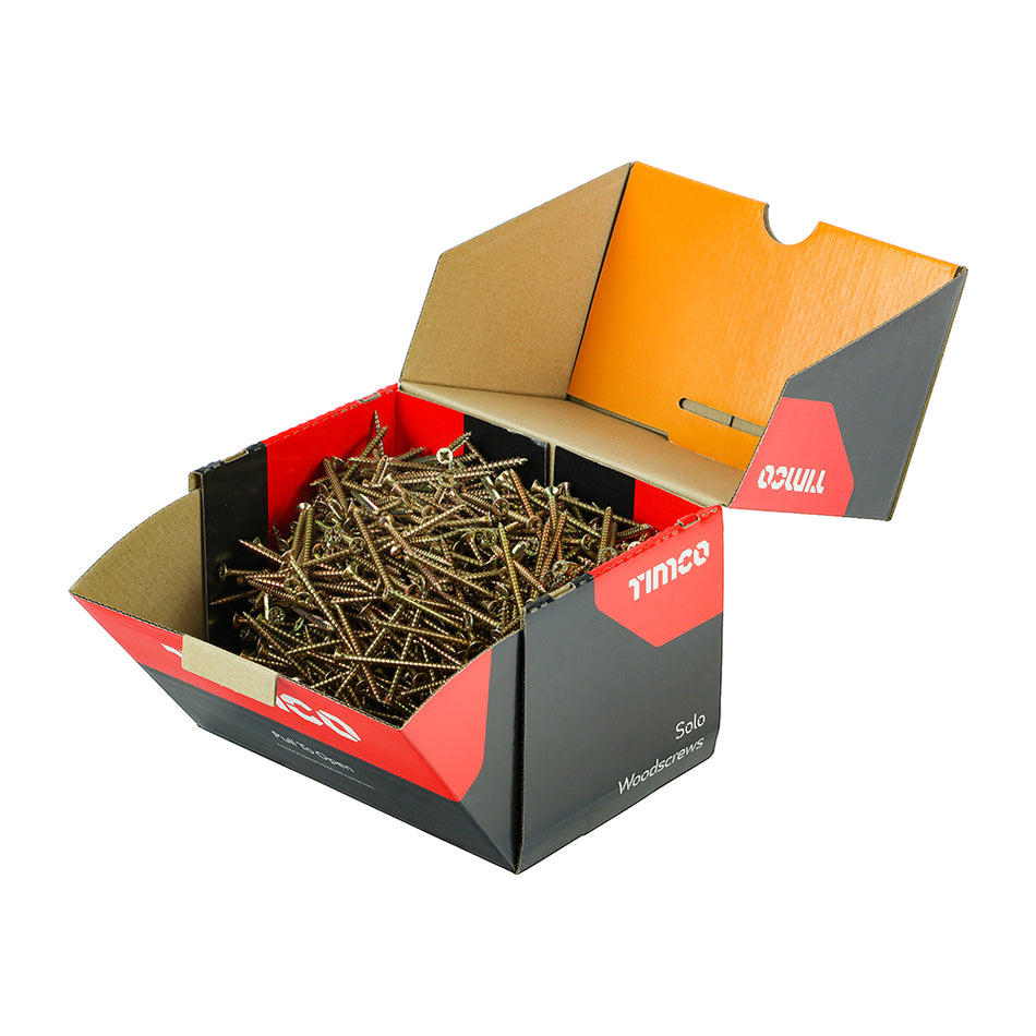 TIMCO Solo Countersunk Gold Woodscrews - 4.0 x 60