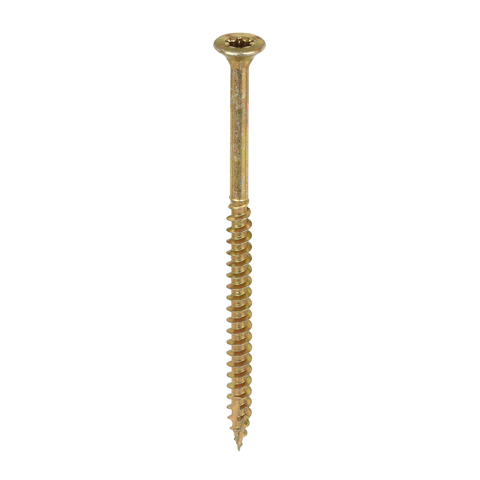 TIMCO C2 Clamp-Fix Multi-Purpose Premium Countersunk Gold Woodscrews - 4.5 x 80
