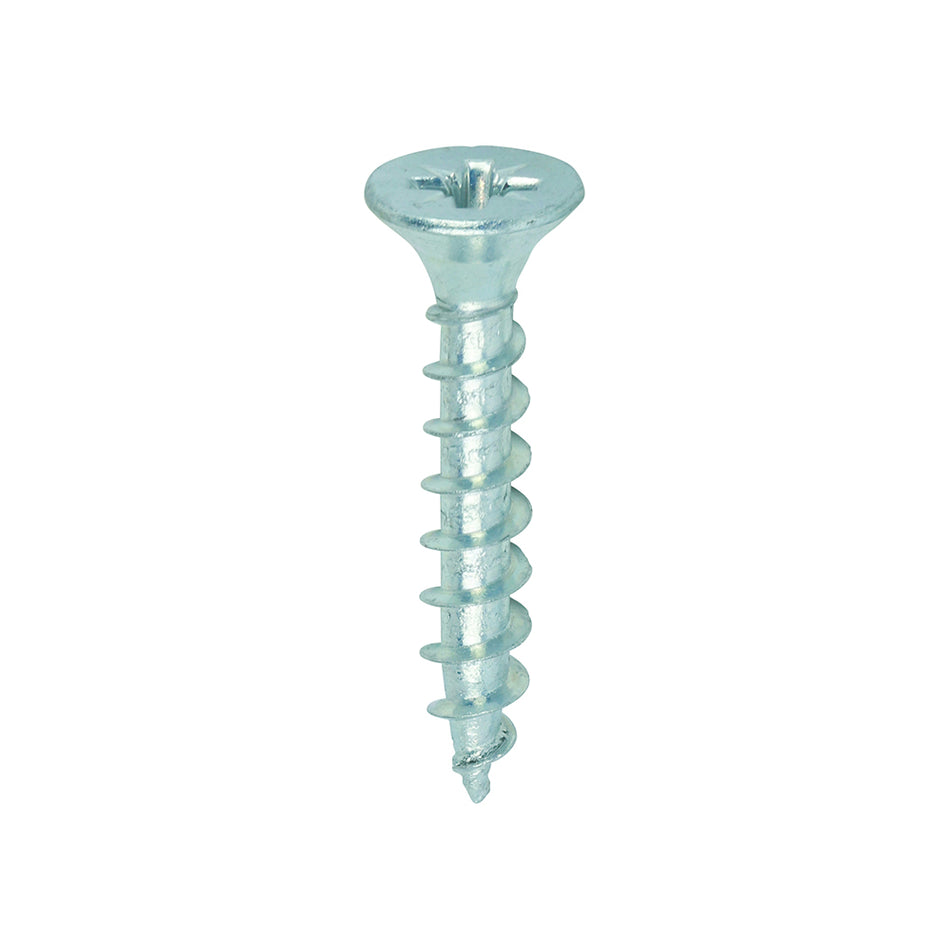 TIMCO Solo Countersunk Silver Woodscrews - 5.0 x 30
