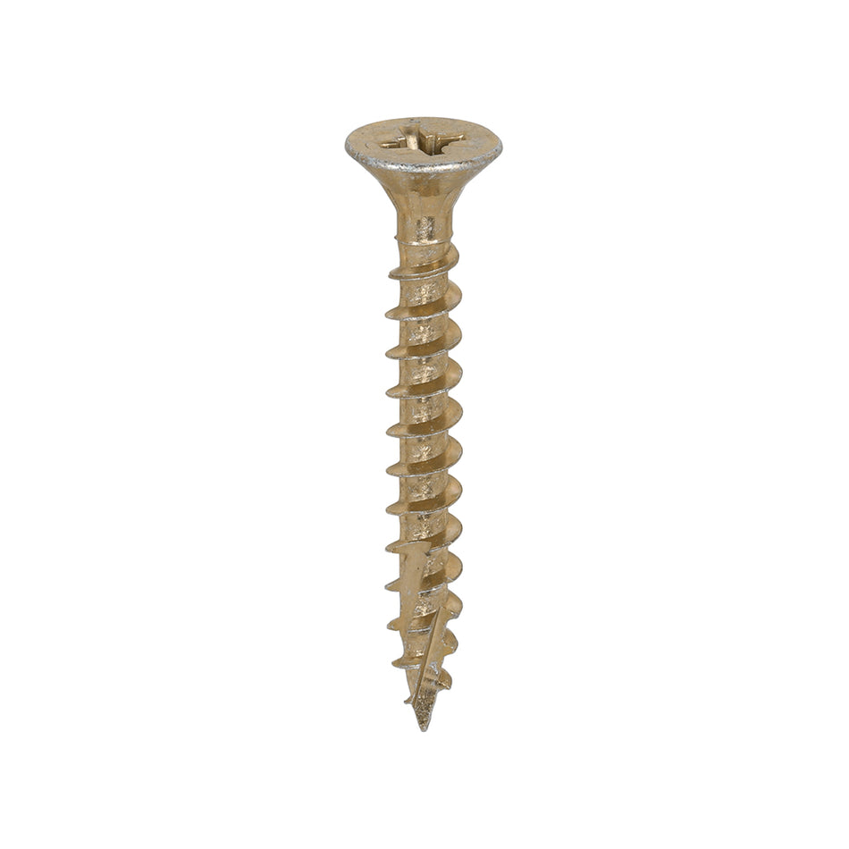 TIMCO C2 Strong-Fix Multi-Purpose Premium Countersunk Gold Woodscrews - 5.0 x 40