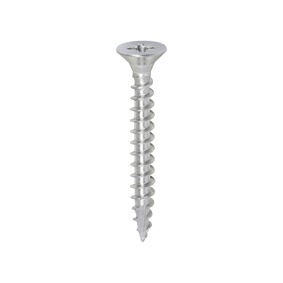 TIMCO Classic Multi-Purpose Countersunk A2 Stainless Steel Woodcrews - 5.0 x 40