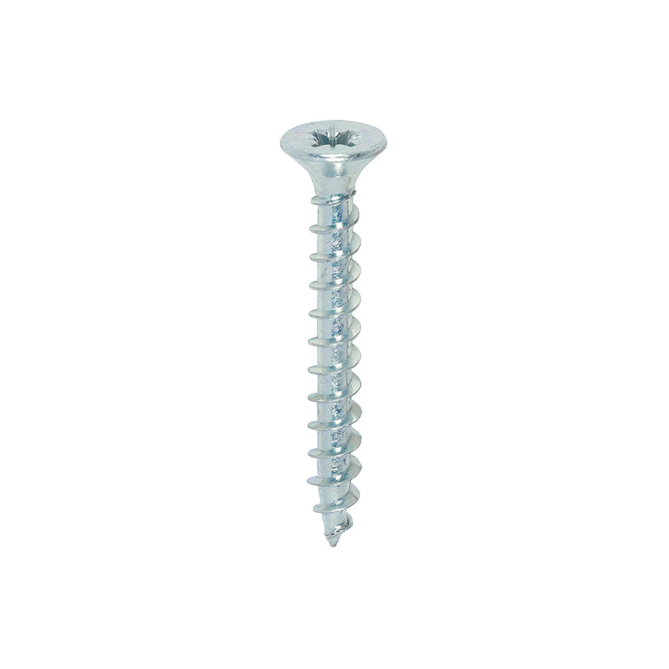 TIMCO Solo Countersunk Silver Woodscrews - 5.0 x 40