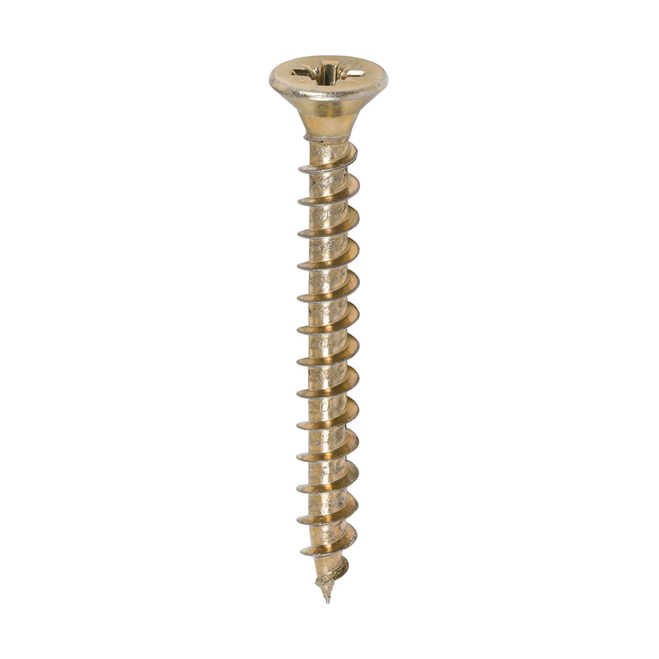 TIMCO Solo Countersunk Gold Woodscrews - 5.0 x 45