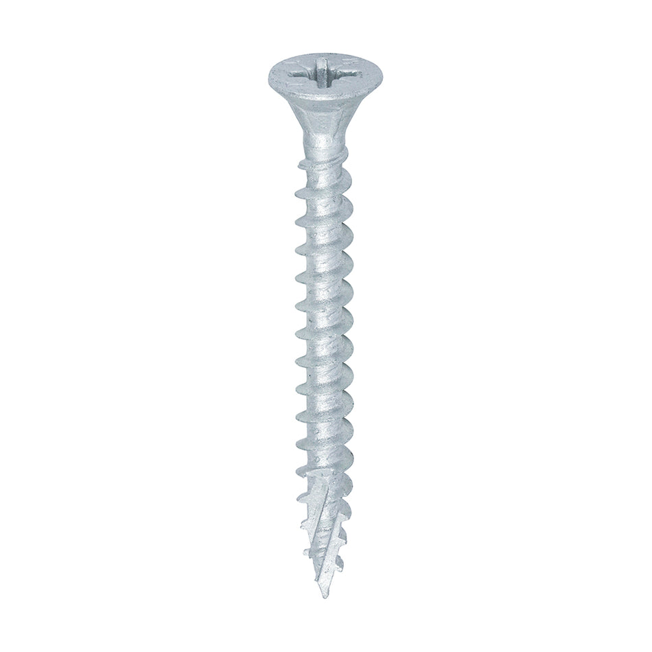TIMCO C2 Exterior Multi-Purpose Premium Countersunk Silver Woodscrews - 5.0 x 50