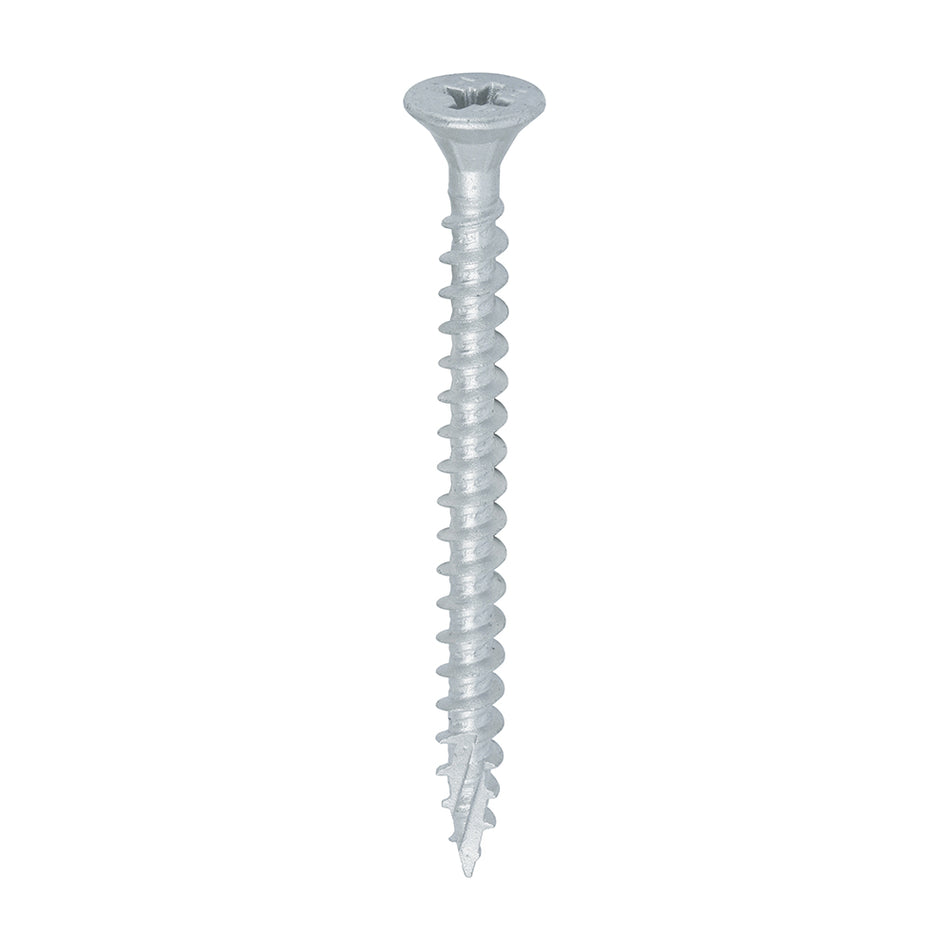 TIMCO C2 Exterior Multi-Purpose Premium Countersunk Silver Woodscrews - 5.0 x 60