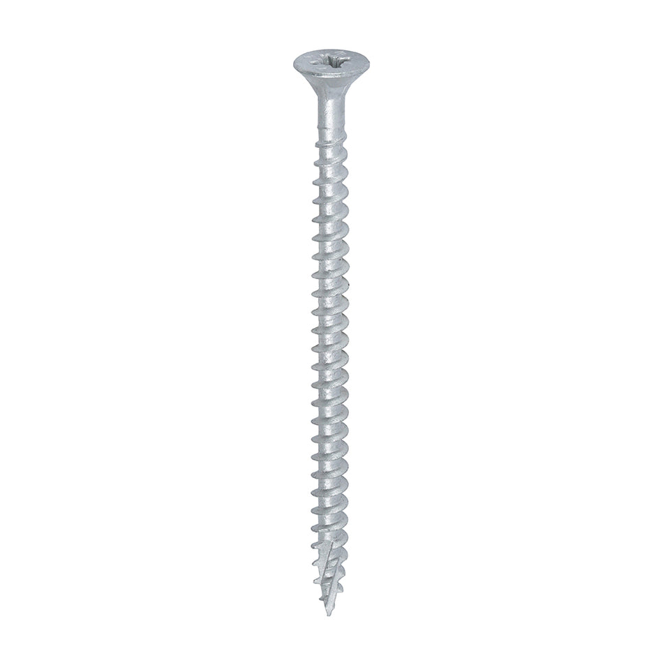 TIMCO C2 Exterior Multi-Purpose Premium Countersunk Silver Woodscrews - 5.0 x 80