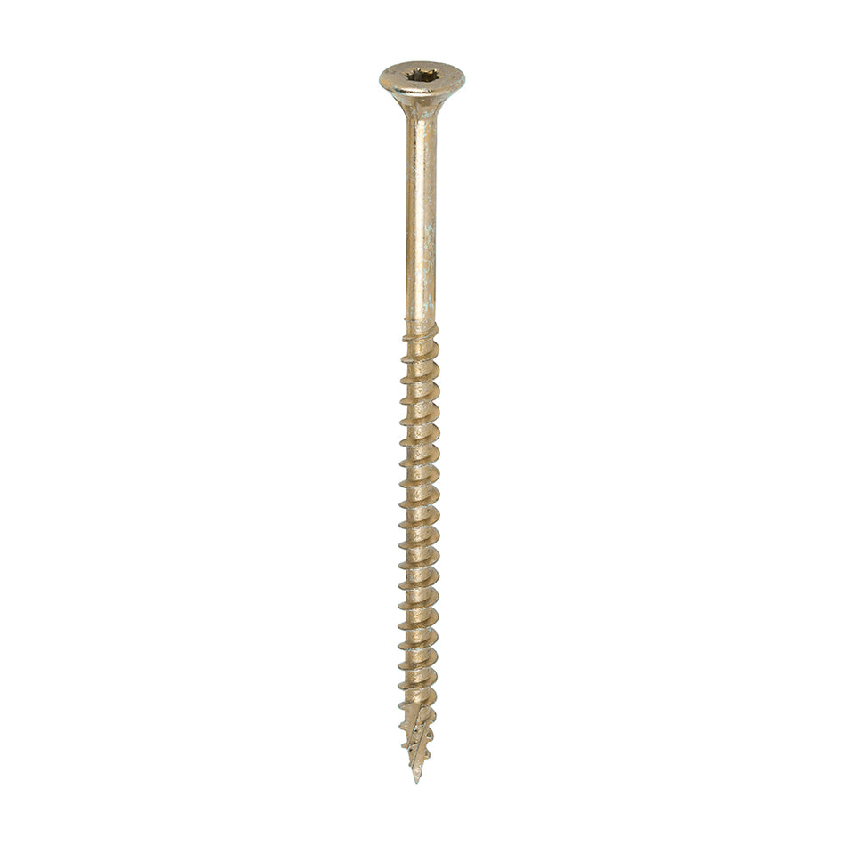 TIMCO C2 Clamp-Fix Multi-Purpose Premium Countersunk Gold Woodscrews - 5.0 x 90