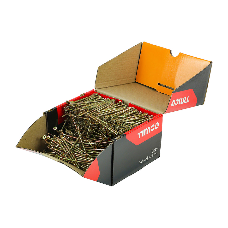 TIMCO Solo Countersunk Gold Woodscrews - 5.0 x 100
