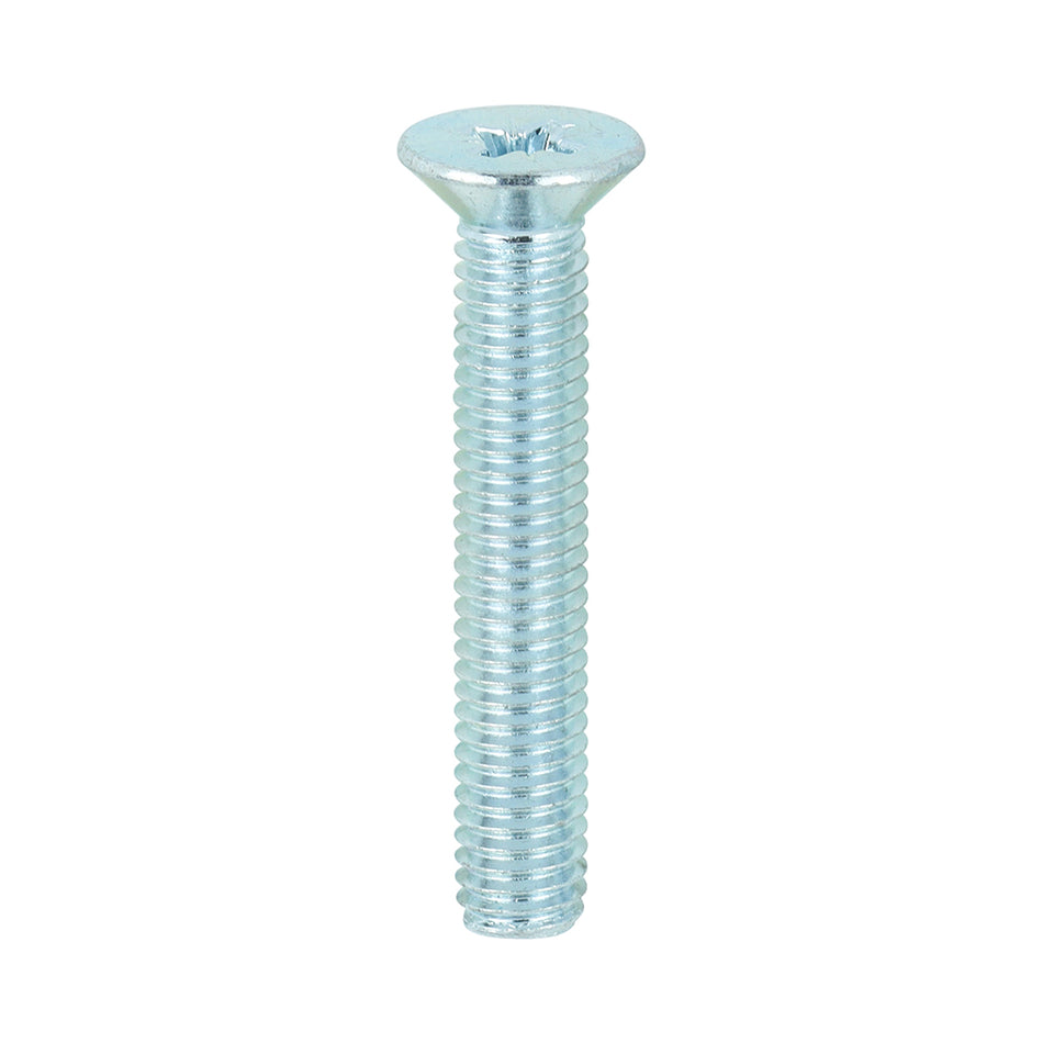 TIMCO Machine Countersunk Silver Screws - M5 x 30