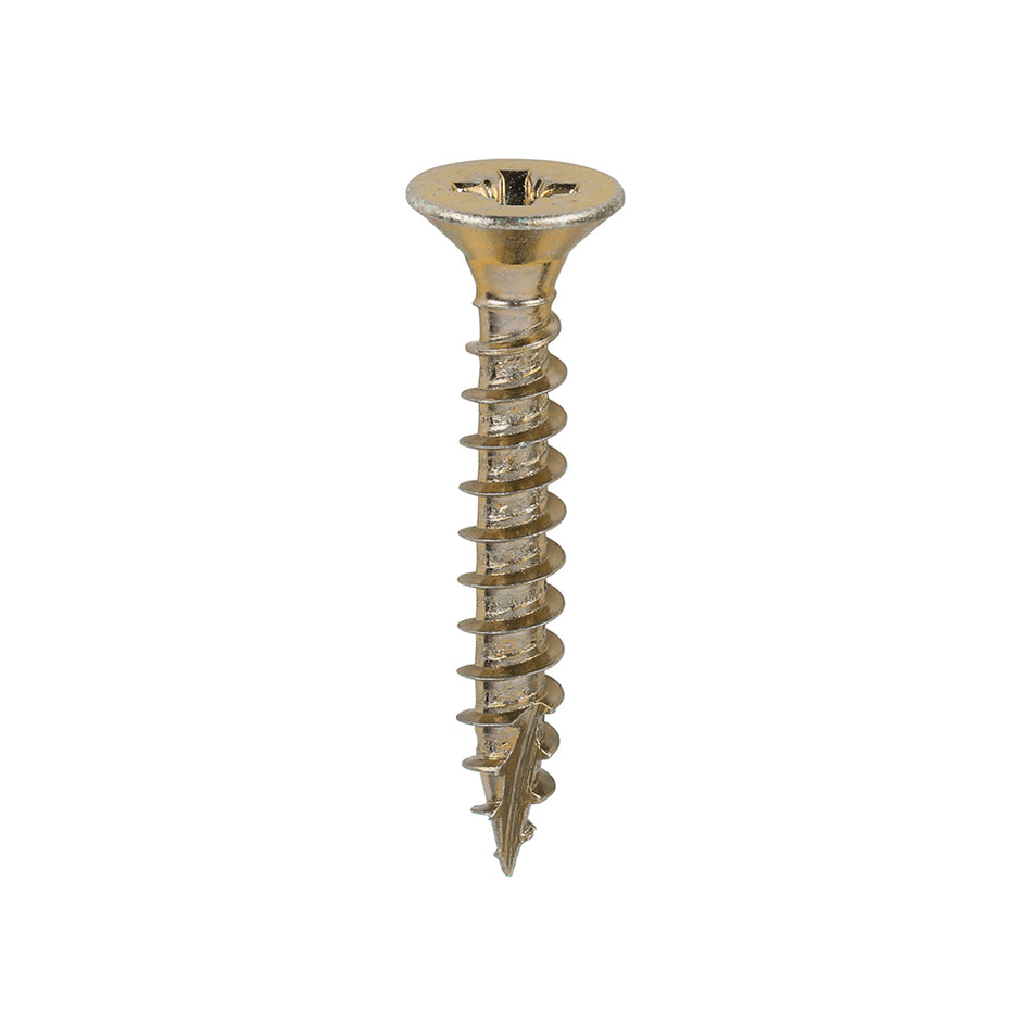 TIMCO Classic Multi-Purpose Countersunk Gold Woodscrews - 6.0 x 40