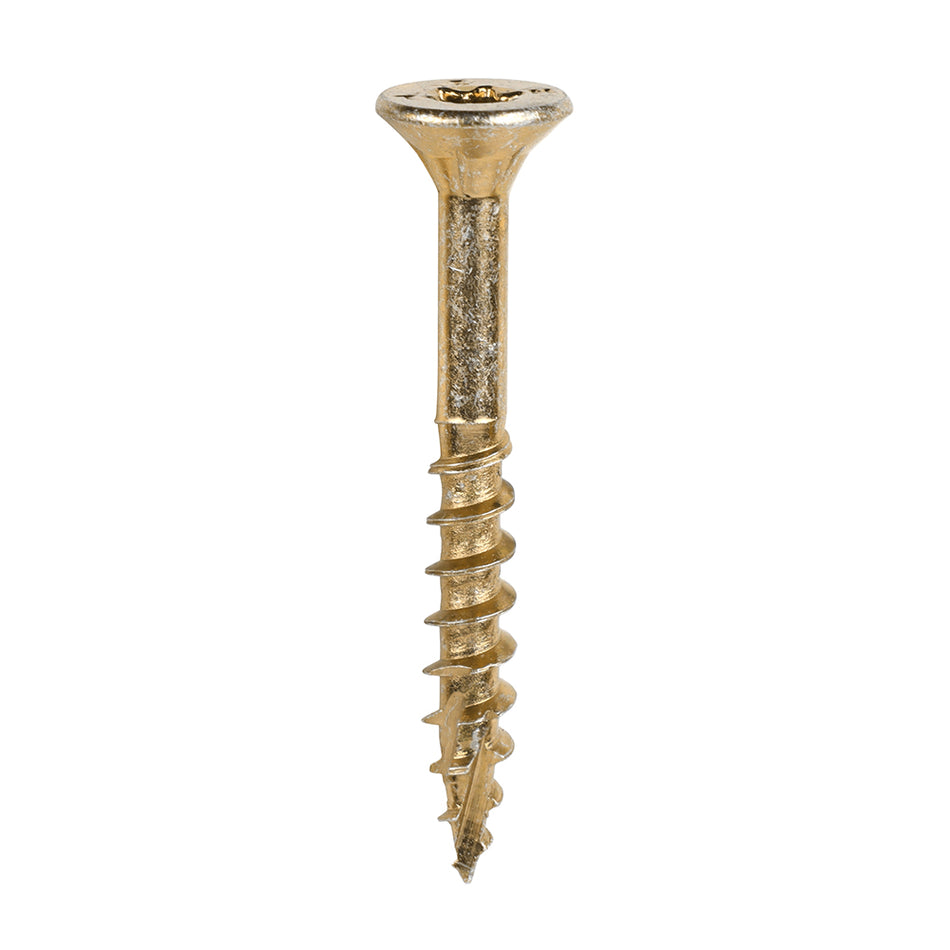TIMCO C2 Clamp-Fix Multi-Purpose Premium Countersunk Gold Woodscrews - 6.0 x 50