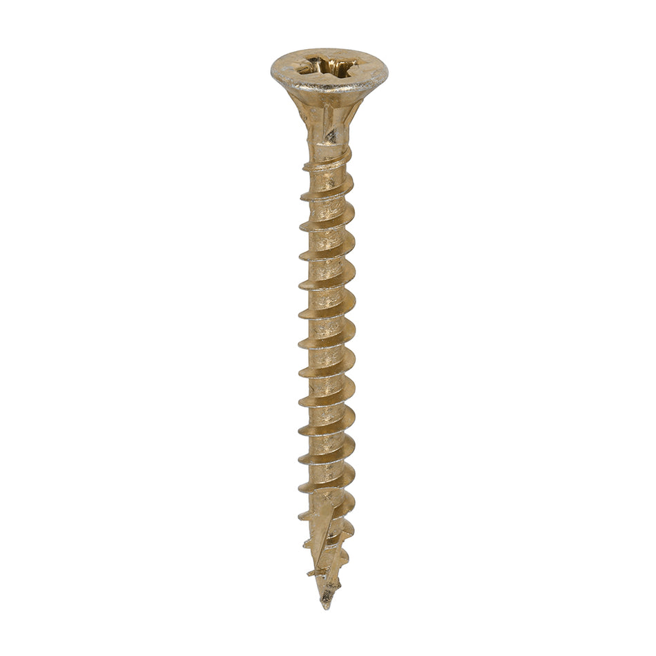 TIMCO C2 Strong-Fix Multi-Purpose Premium Countersunk Gold Woodscrews - 6.0 x 60