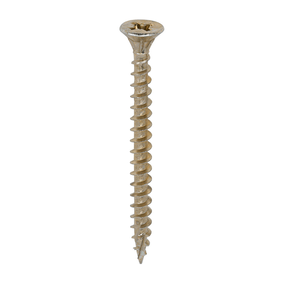 TIMCO C2 Strong-Fix Multi-Purpose Premium Countersunk Gold Woodscrews - 6.0 x 70