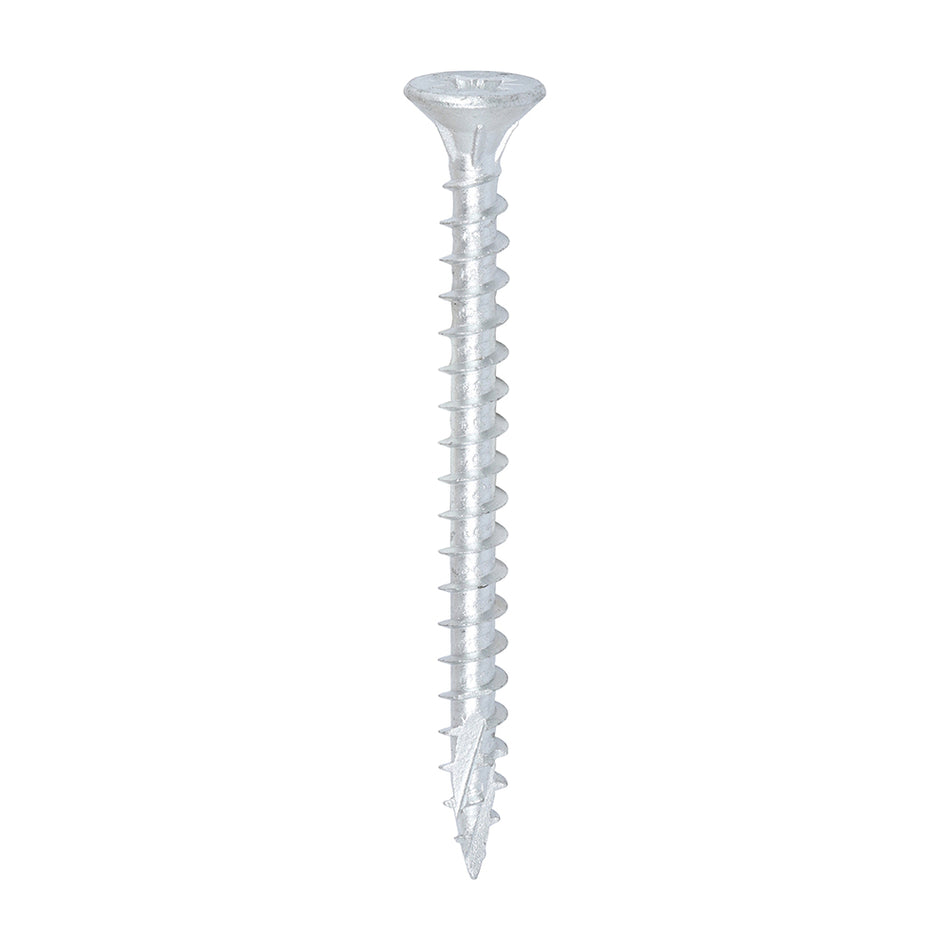 TIMCO C2 Exterior Multi-Purpose Premium Countersunk Silver Woodscrews - 6.0 x 70