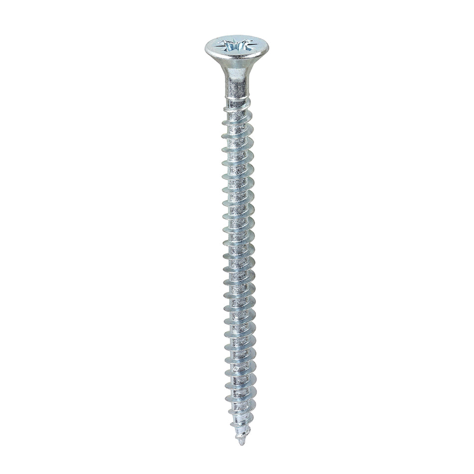 TIMCO Solo Countersunk Silver Woodscrews - 6.0 x 80