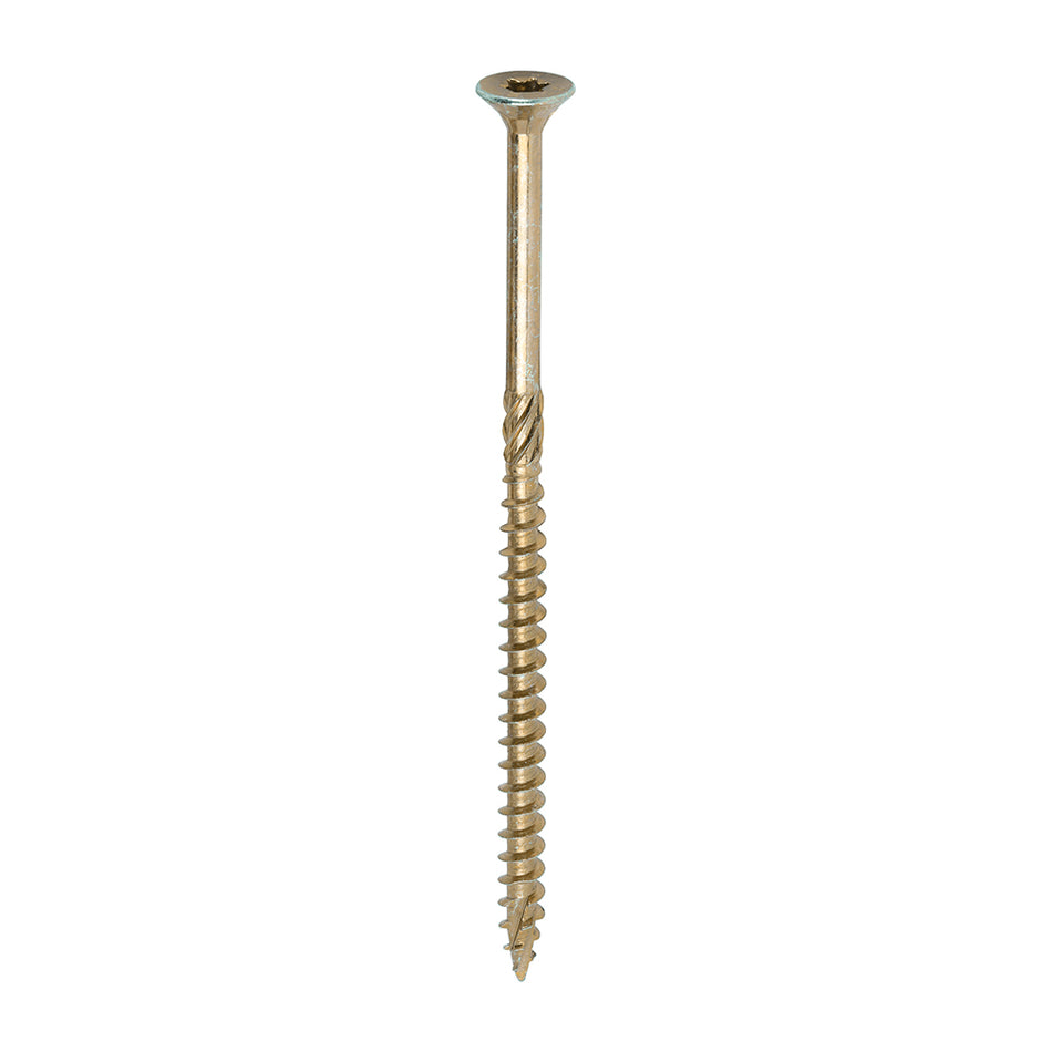 TIMCO C2 Clamp-Fix Multi-Purpose Premium Countersunk Gold Woodscrews - 6.0 x 120