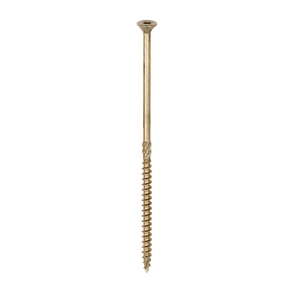 TIMCO C2 Clamp-Fix Multi-Purpose Premium Countersunk Gold Woodscrews - 6.0 x 150