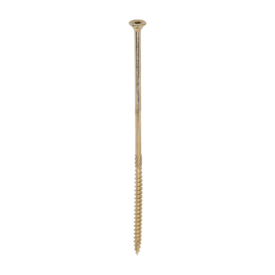 TIMCO C2 Clamp-Fix Multi-Purpose Premium Countersunk Gold Woodscrews - 6.0 x 180