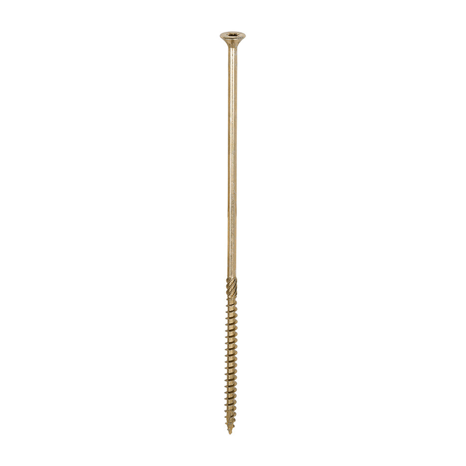 TIMCO C2 Clamp-Fix Multi-Purpose Premium Countersunk Gold Woodscrews - 6.0 x 200