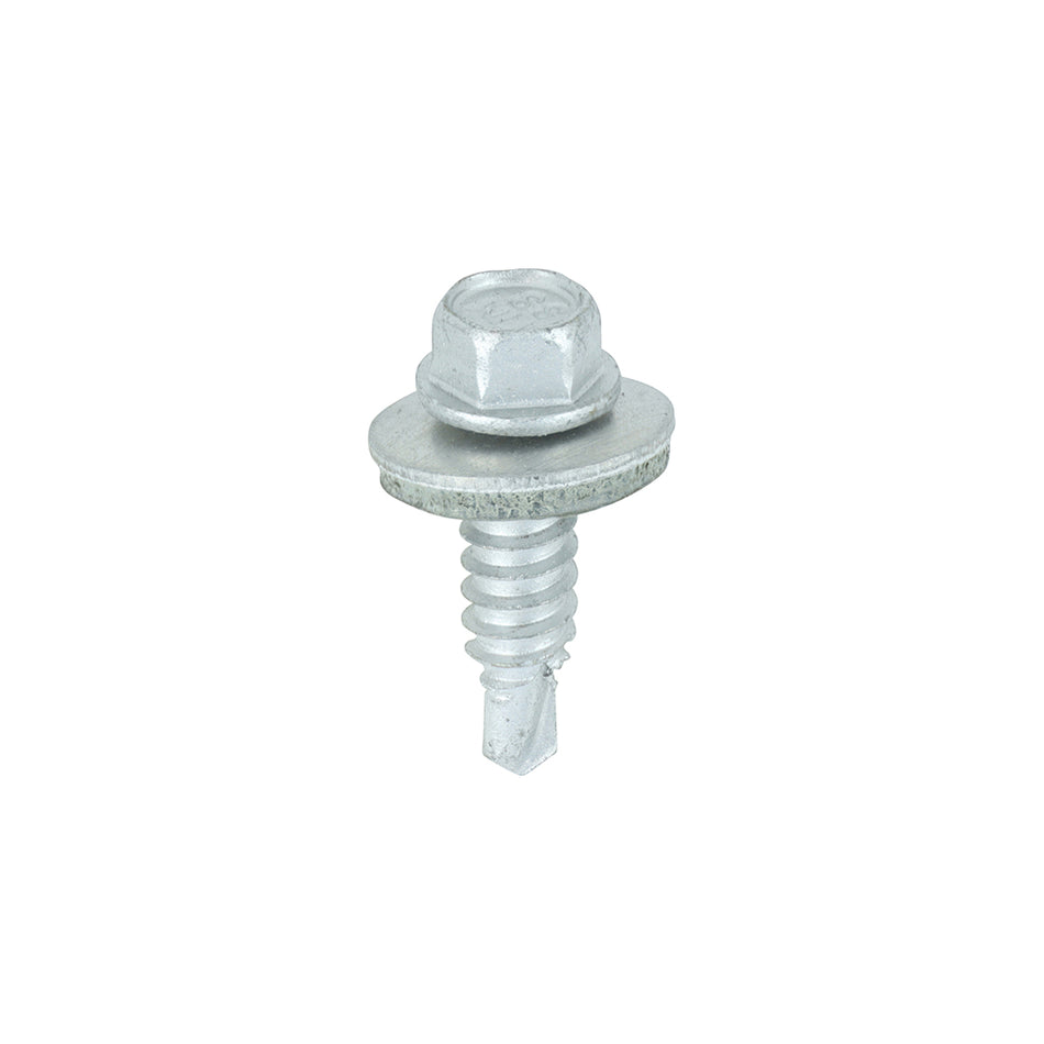 TIMCO Sheet Steel Stitching Screws A2 Stainless Steel Bi-Metal with EPDM Washer - 6.3 x 22