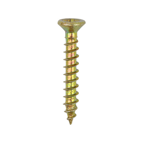 TIMCO Classic Multi-Purpose Reduced Head Countersunk Gold Piano Hinge Woodscrews - 3.0 x 25