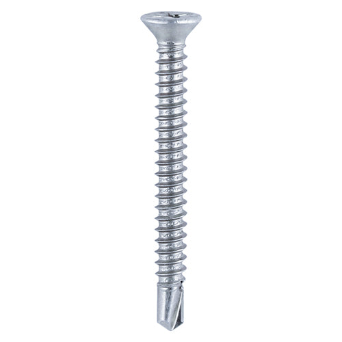 TIMCO Window Fabrication Screws Countersunk PH Self-Tapping Self-Drilling Point Zinc - 3.9 x 38