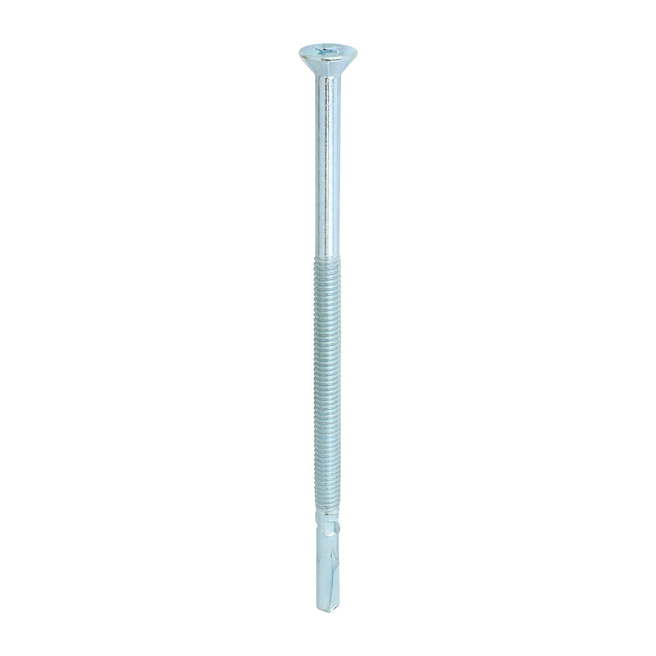 TIMCO Self-Drilling Wing-Tip Steel to Timber Heavy Section Silver Screws  - 5.5 x 120