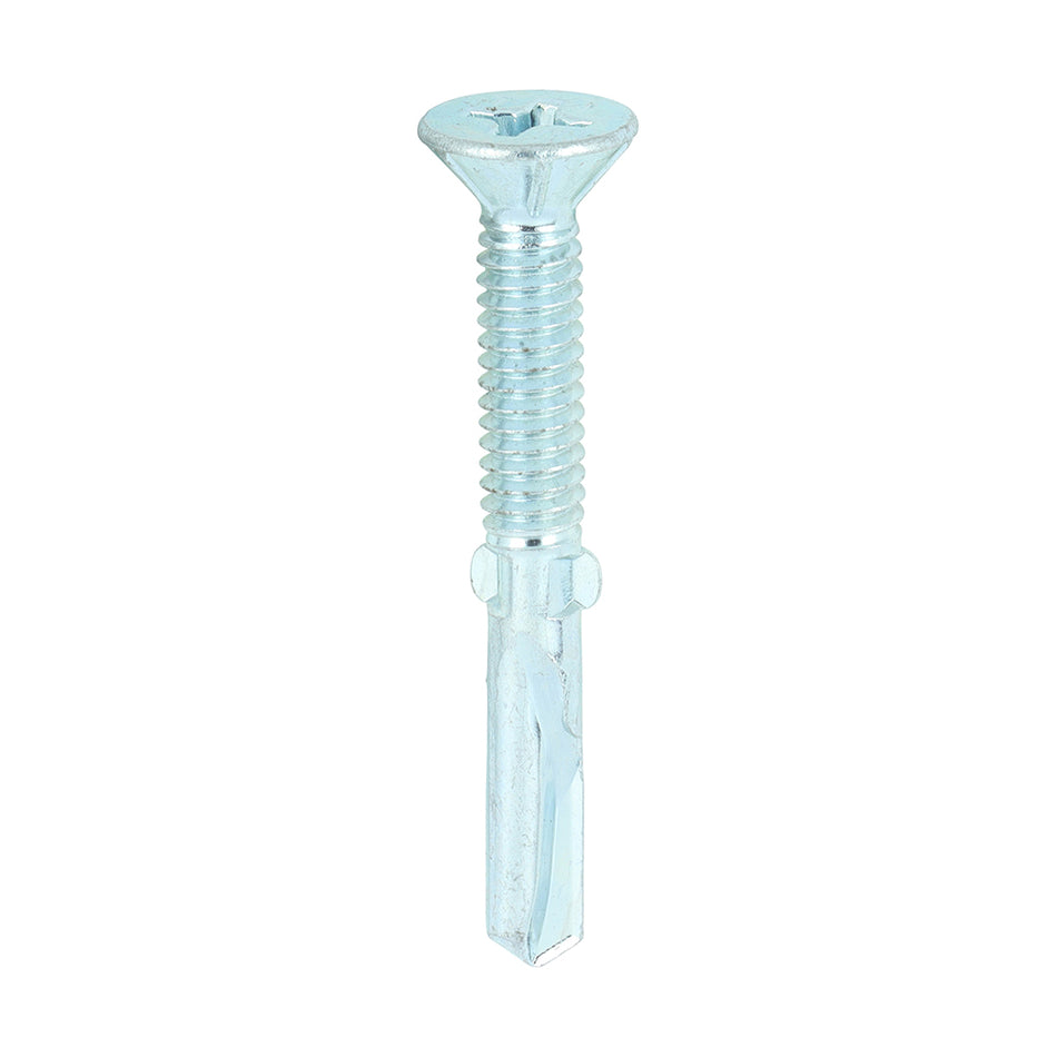 TIMCO Self-Drilling Wing-Tip Steel to Timber Heavy Section Silver Screws  - 5.5 x 45