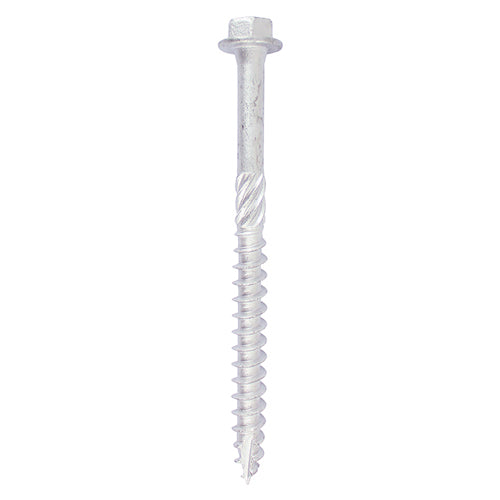 TIMCO Hex Flange Head Exterior Silver Timber Screws  - 6.0 x 40