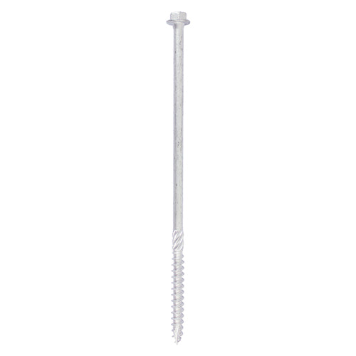 TIMCO Heavy Duty Timber Screws Hex Flange Head Exterior Silver - 10 x 160
