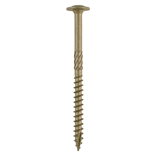 TIMCO Wafer Head Exterior Green Timber Screws  - 6.7 x 150
