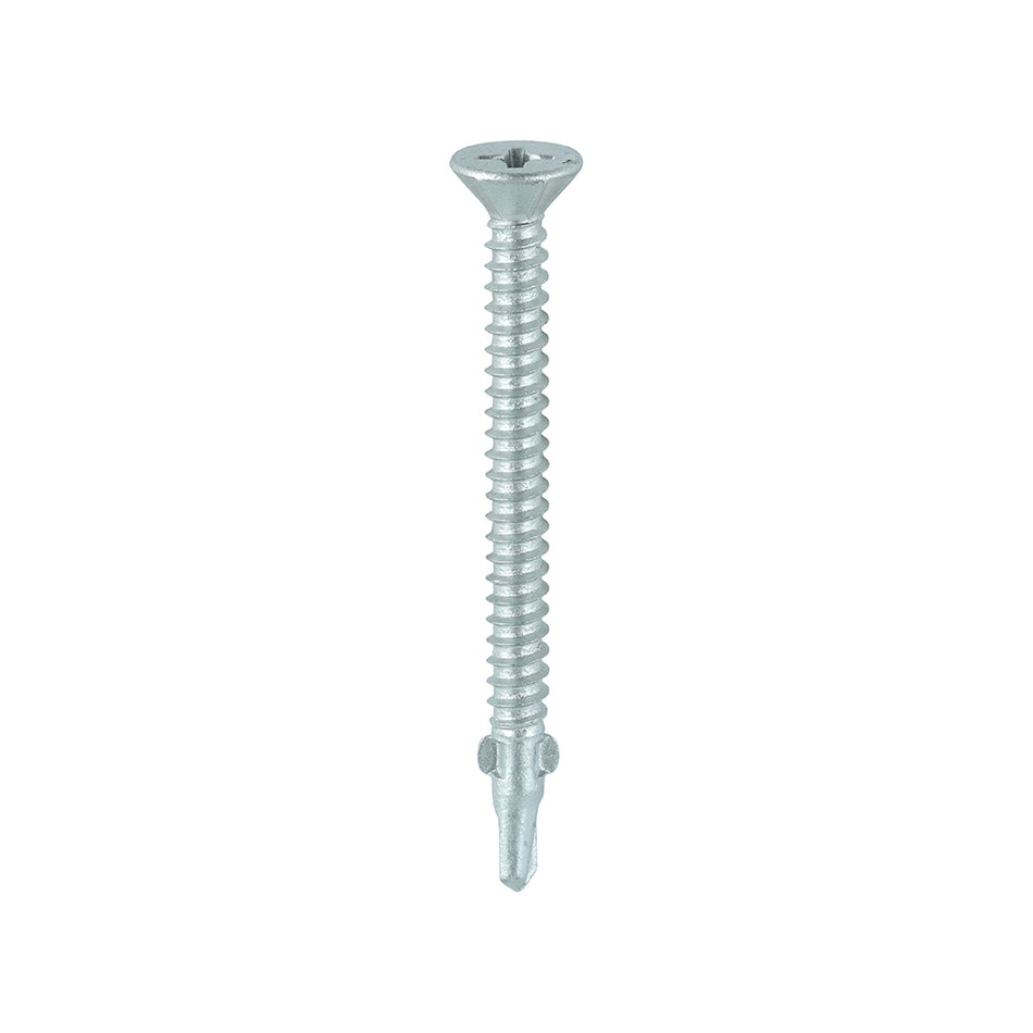 TIMCO Self-Drilling Wing-Tip Steel to Timber Light Section Exterior Silver Screws  - 5.5 x 65