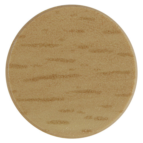 TIMCO Self-Adhesive Screw Cover Caps Beech - 13mm