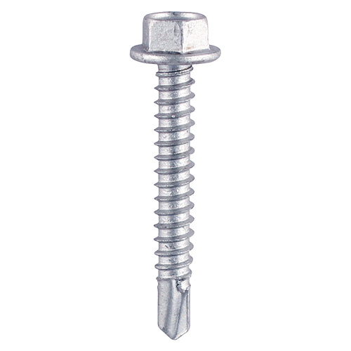 TIMCO Self-Drilling Light Section Silver Screws - 10 x 1/2