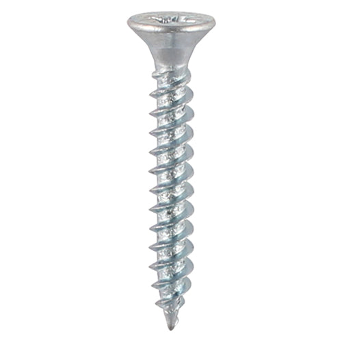 TIMCO Twin-Threaded Countersunk Silver Woodscrews - 10 x 4