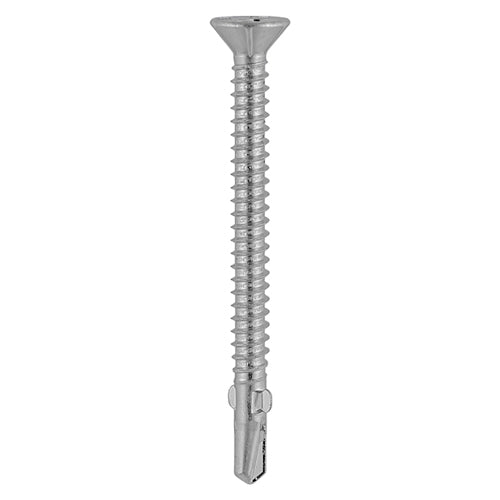 TIMCO Self-Drilling Wing-Tip Steel to Timber Light Section Exterior Silver Screws  - 5.5 x 85